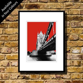 tower bridge london art print by bronagh kennedy   limited edition prints