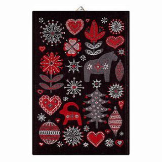 ekelund christmas night towel by drift living