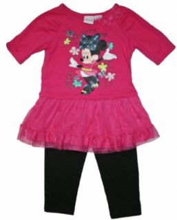 Minnie Mouse Toddler Girls "Fabulous" Tunic Shirt & Legging Set (5T) Clothing