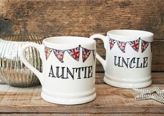 'auntie' or 'uncle' mug by sweet william designs