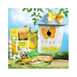 Spring Favorites Bird Nest Cookies and Tea Gift Basket  Gourmet Candy Gifts  Grocery & Gourmet Food