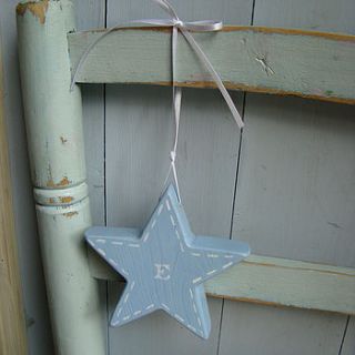alphabet/number star decoration by giddy weddings