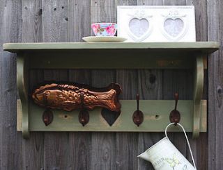 farm house hook shelf by woods vintage home interiors