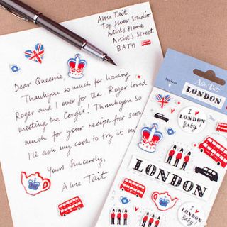 'london' stickers by the alice tait shop