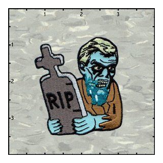 Chuck Wagon Artist Patch   RIP Zombie Dude Logo Clothing