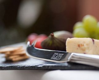 gift boxed stainless steel cheese knife by the rustic dish