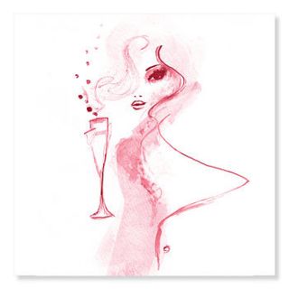 party girl dolly dotes card by soul water