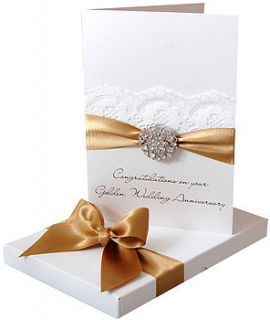 opulence wedding anniversary card large by made with love designs ltd