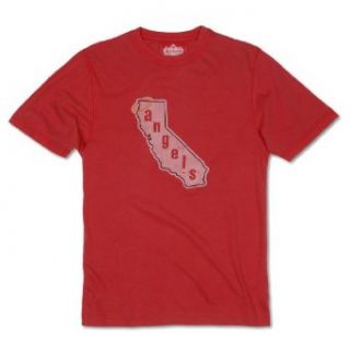 California Angels Vintage Logo T Shirt by Red Jacket Fashion T Shirts Sports & Outdoors