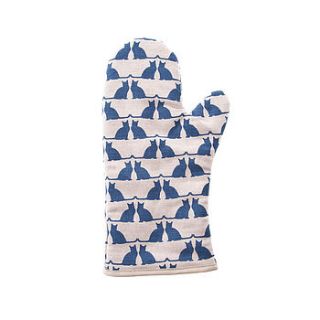 cats single oven mitt by rawxclusive