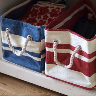 striped storage bag by drift living