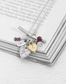 love letter personalised necklace by chambers & beau