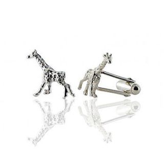 giraffe cufflinks by amadoria