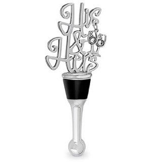 His & Hers Wine Bottle Stopper Kitchen & Dining