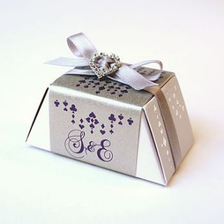 ten sparkling chocolate wedding favours by fairy tale gourmet
