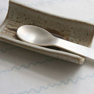 tea spoon rest by tom butcher ceramics