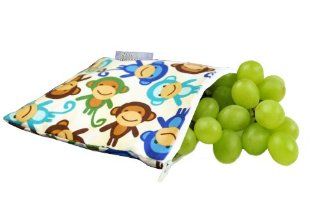 Itzy Ritzy Snack Happens Reusable Snack Bag, Funky Monkey Remix Baby