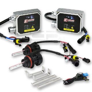 DPT, HID DT KIT LB 9007 HL 10K BLT, 10000K Deep Blue HID Bi Xenon Replacement Conversion Kit with 9007 Dual Low+High Beam Bulbs Headlight Fog Light Lamp and AC Thick Digital Ballasts Automotive