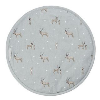 stag round hob cover by sophie allport