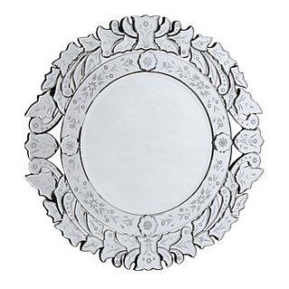 venetian round mirror by out there interiors