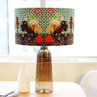 stunning arabesque designer drum lampshade by lampara