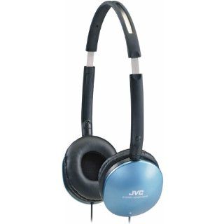 JVC HAS150A Folding Headphones with Ipod   Matching Colors (Blue) (Discontinued by Manufacturer) Electronics