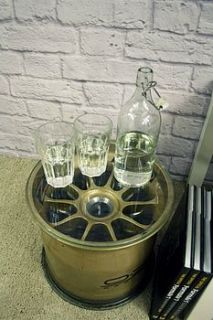 formula one race used wheel rim table by memento exclusives