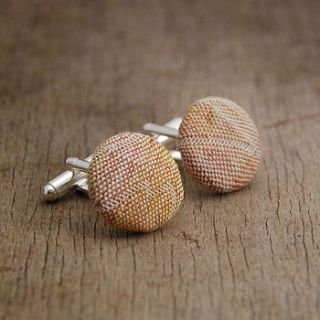 'burnt autumn' cufflinks country england by bethany athill