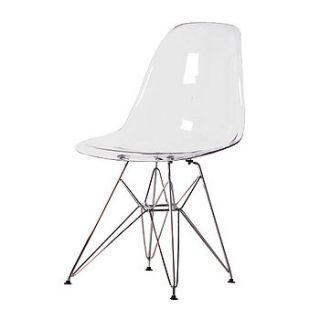 transparent perspex chair by out there interiors