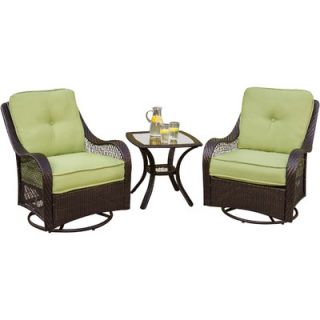 Hanover Outdoor Orleans 3 Piece Deep Seating Group with Cushions