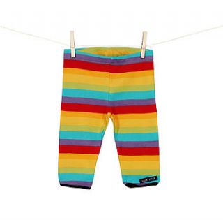 save 40% child's rainbow cropped leggings by impkids