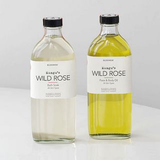 organic wild rose pamper skin care duo by blodwen general stores