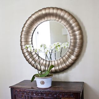 antique bronze round mirror by decorative mirrors online