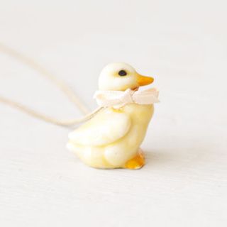 easter duckling necklace by bloom boutique