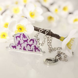 raining cats and dogs necklace by very beryl