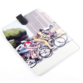 cycle race ipad leather sleeve by adventure avenue