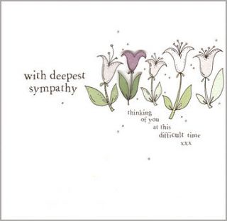 handmade sympathy card by eggbert & daisy