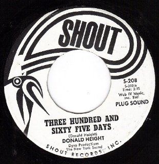 Three Hundred And Sixty Five Days/I'm Willing To Wait (VG+ 45 rpm) Music