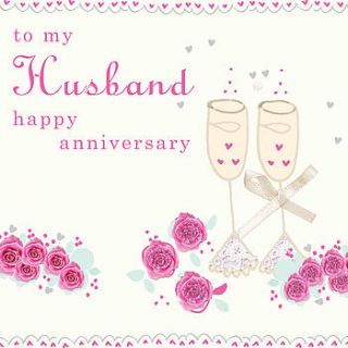 to my husband anniversary card by laura sherratt designs