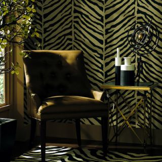 Brewster Home Fashions Echo Design Herringbone Black Zebra with Tonal