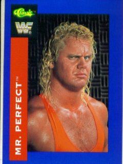 1991 Classic WWF Wrestling Card #113  "Mr. Perfect" Curt Hennig  Sports Related Trading Cards  Sports & Outdoors