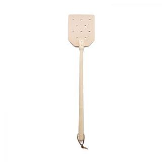 leather and wood fly swatter by old with new