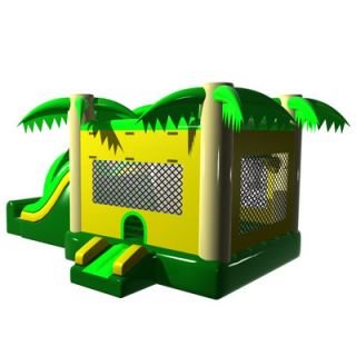 JumpOrange Tropical Mega Wet/Dry Commercial Grade Inflatable
