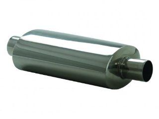 ANSA Silverline UN78162 Muffler, Stainless Steel, Oval, 20inch Length Overall Automotive