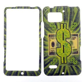 MOTOROIA DROID BIONIC ONE HUNDRED DOLLAR SIGN COVER CASE Cell Phones & Accessories