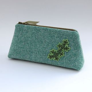 harris tweed zipper case by elin