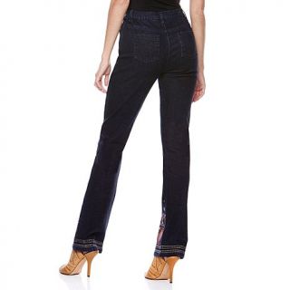 DG2 Global Embroidered Boot Cut Jeans