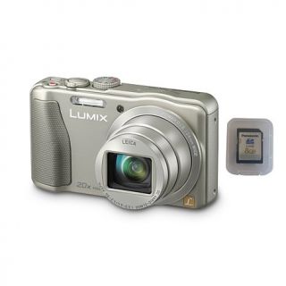 Panasonic LUMIX 16.1MP 1080p HD 20X Optical Zoom Digital Camera   Silver