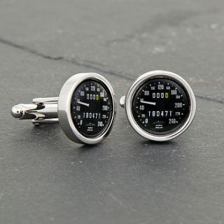 personalised speedometer cufflinks by me and my car