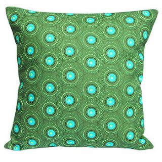 dot circles cushion by charlotte rose